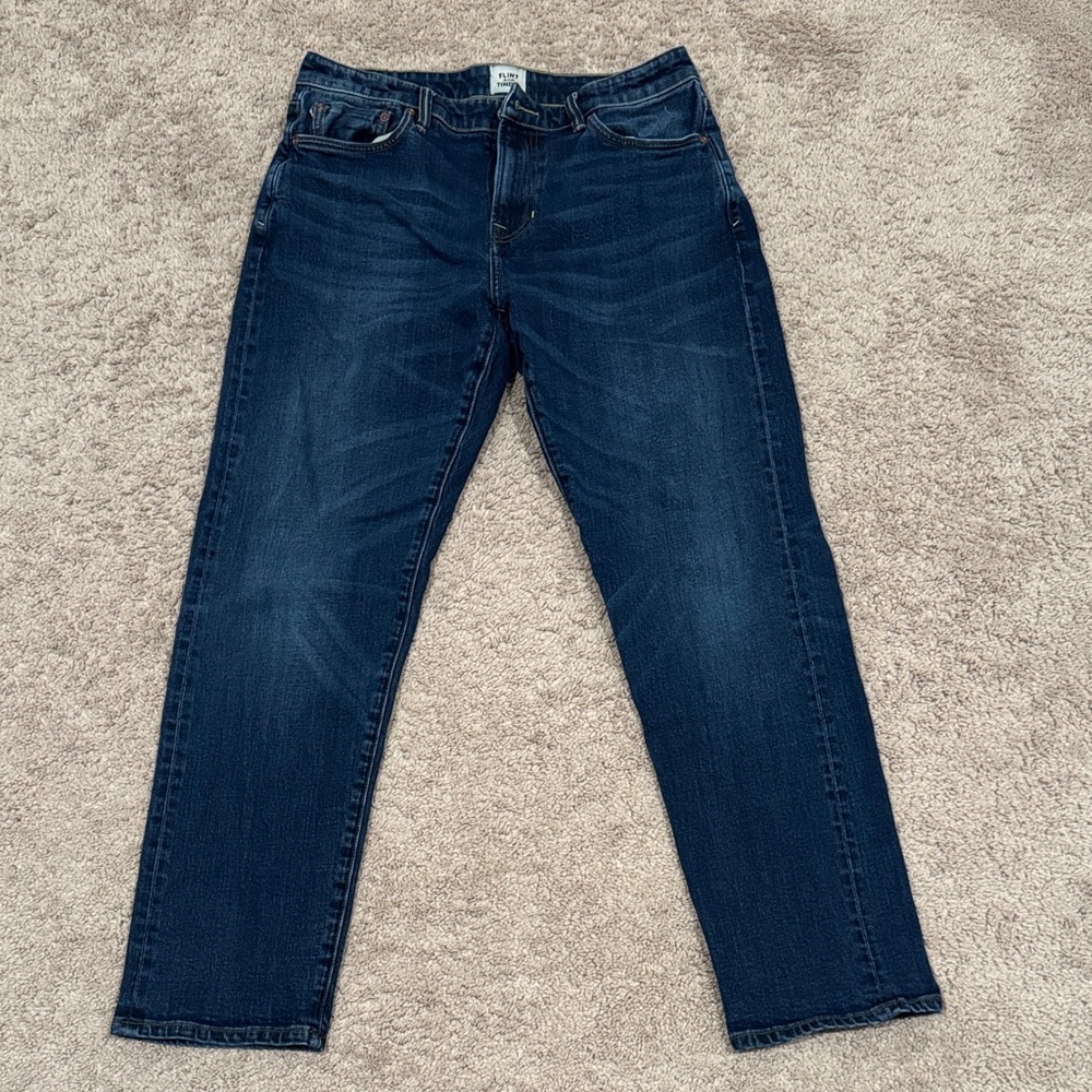 Straight Selvedge Denim - Medium Wash